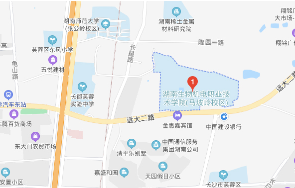 2020年湖南长沙考区二级建造师执业资格考试考点地图