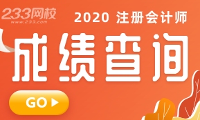 2020年注册会计师查分入口直通车
